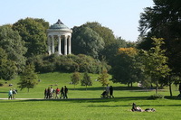Английский парк в Мюнхене