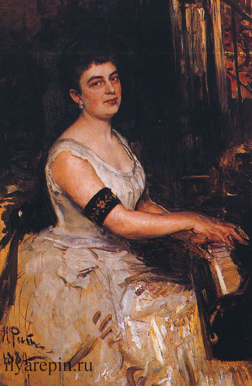 Портрет пианистки Марии Бенуа