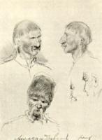 Типы украинцев.Рисунки с натуры. 1880