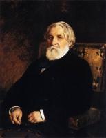 Портрет писателя И.С.Тургенева. 1874