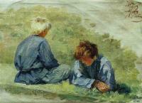 Мальчики на траве. 1903