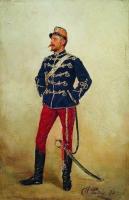 Молодой мужчина в военной форме. 1873