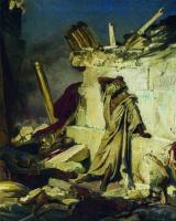 Плач пророка Иеремии на развалинах Иерусалима. 1870