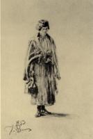 Девушка с саквояжем.1883