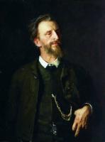Портрет художника Г.Г.Мясоедова. 1884, 1886