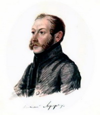 Портрет Н.И. Лорера (Н.А. Бестужев, 1832-1833 г.)